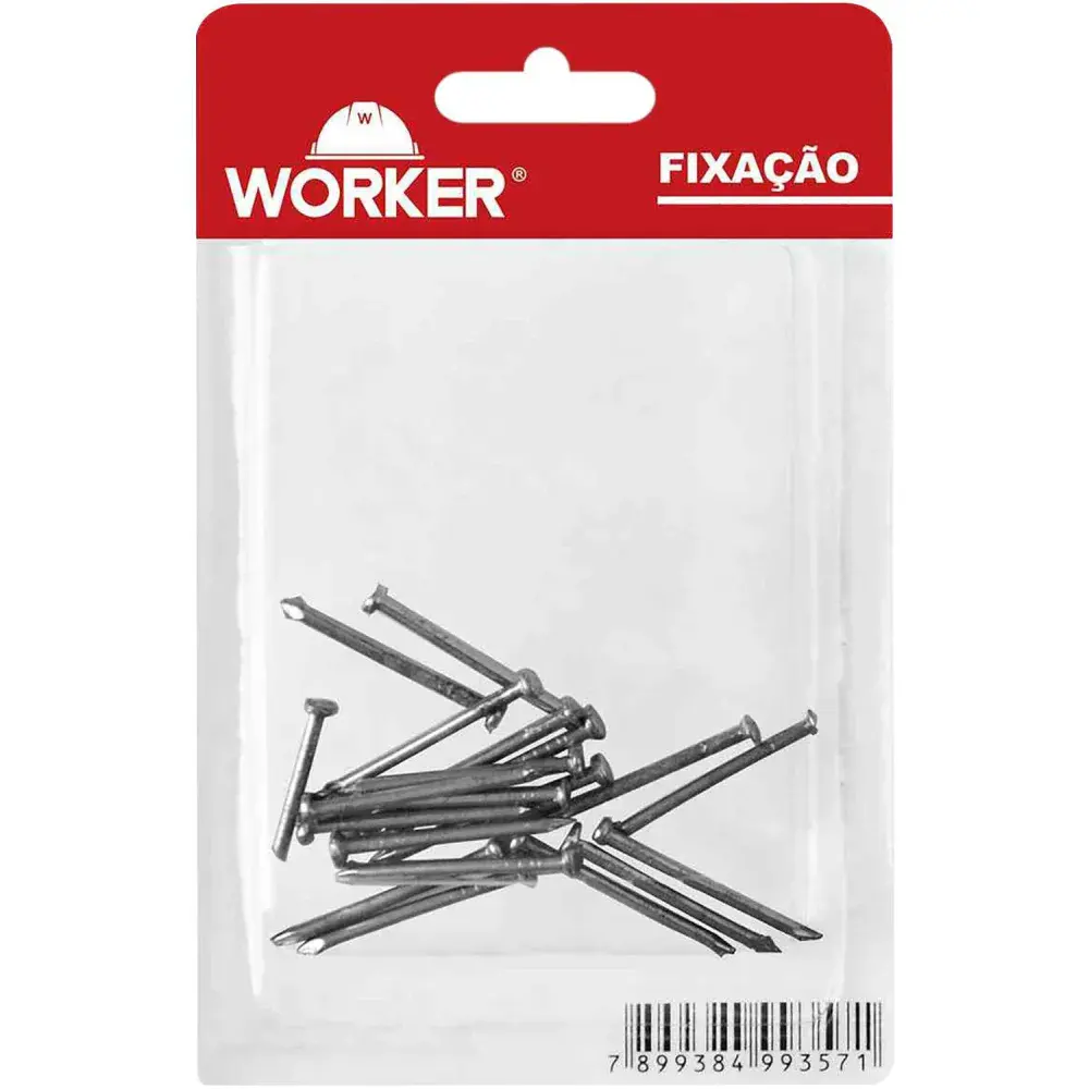 Prego de aço niquelado 10X10 422045 Worker 20 peças — fotografia de referência