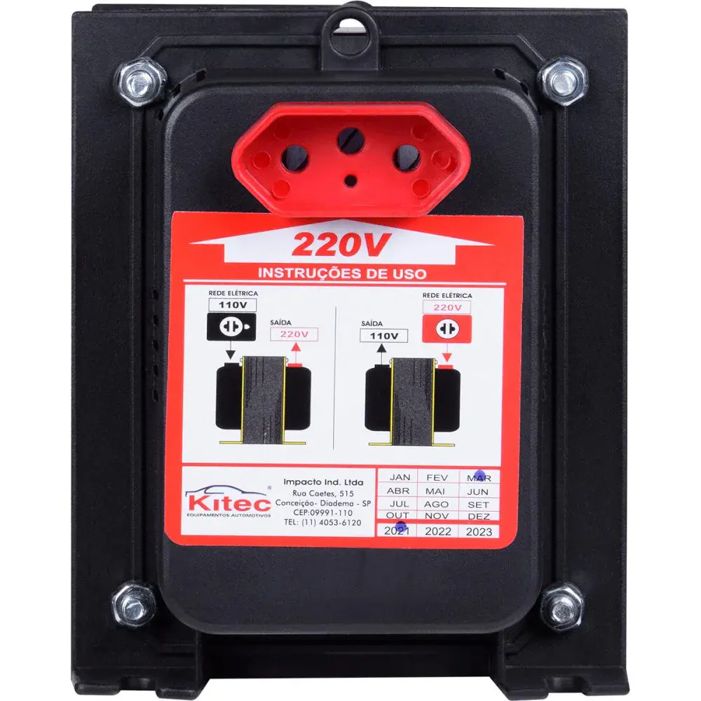 Transformador 1030VA tripolar bivolt da Kitec — fotografia 3