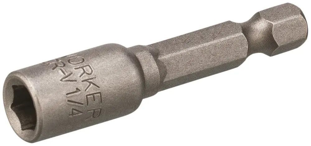 Soquete magnético sextavado encaixe 1/4 14X65MM Worker — fotografia de referência