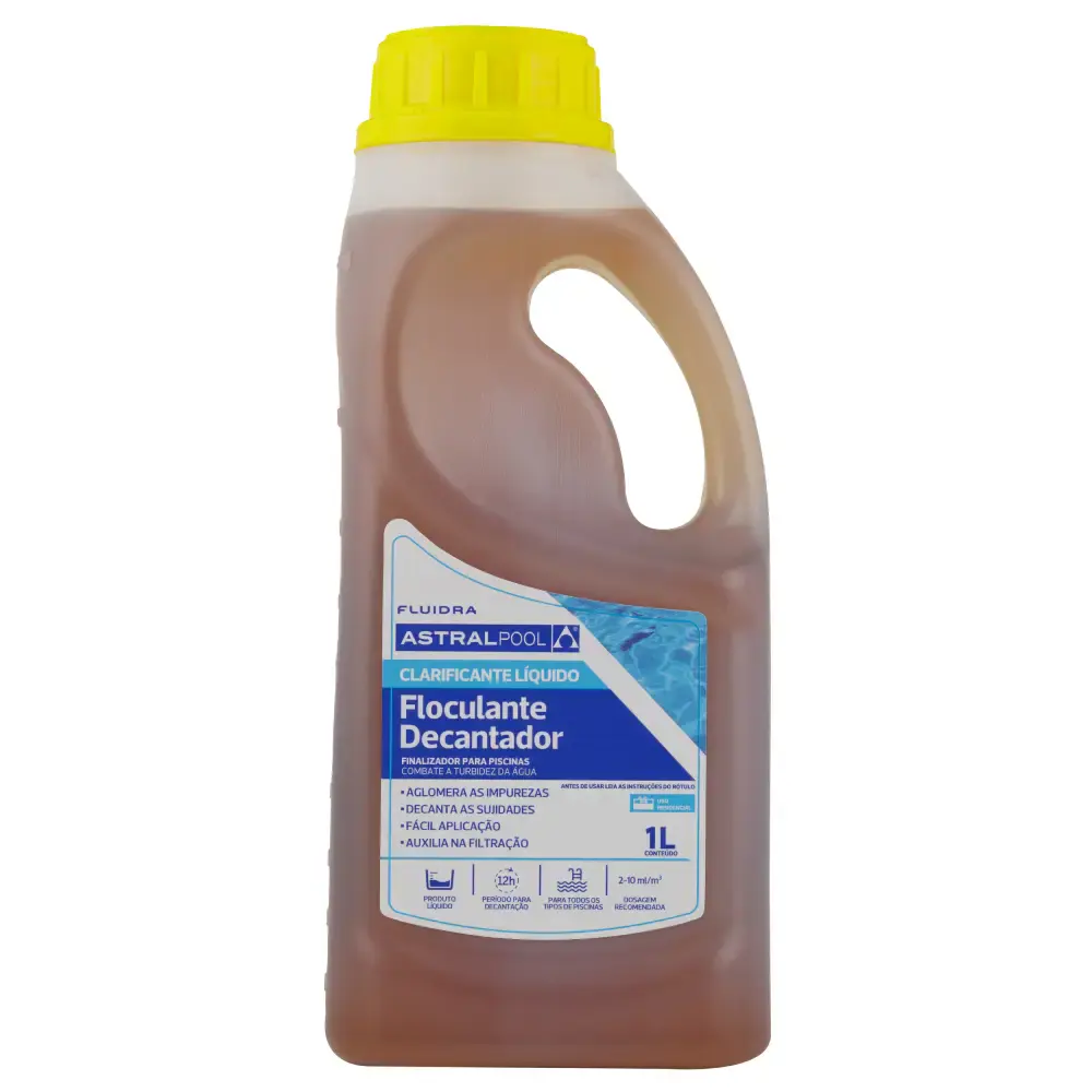 Floculante decantador clarificante líquido 1 litro para piscinas 210042T Fluidra