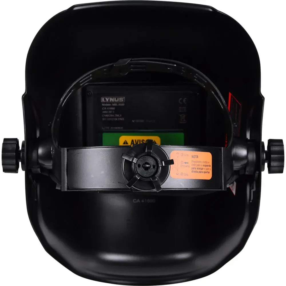 Máscara de solda automática MSL-350F sem regulagem 90X35MM Lynus — fotografia 5