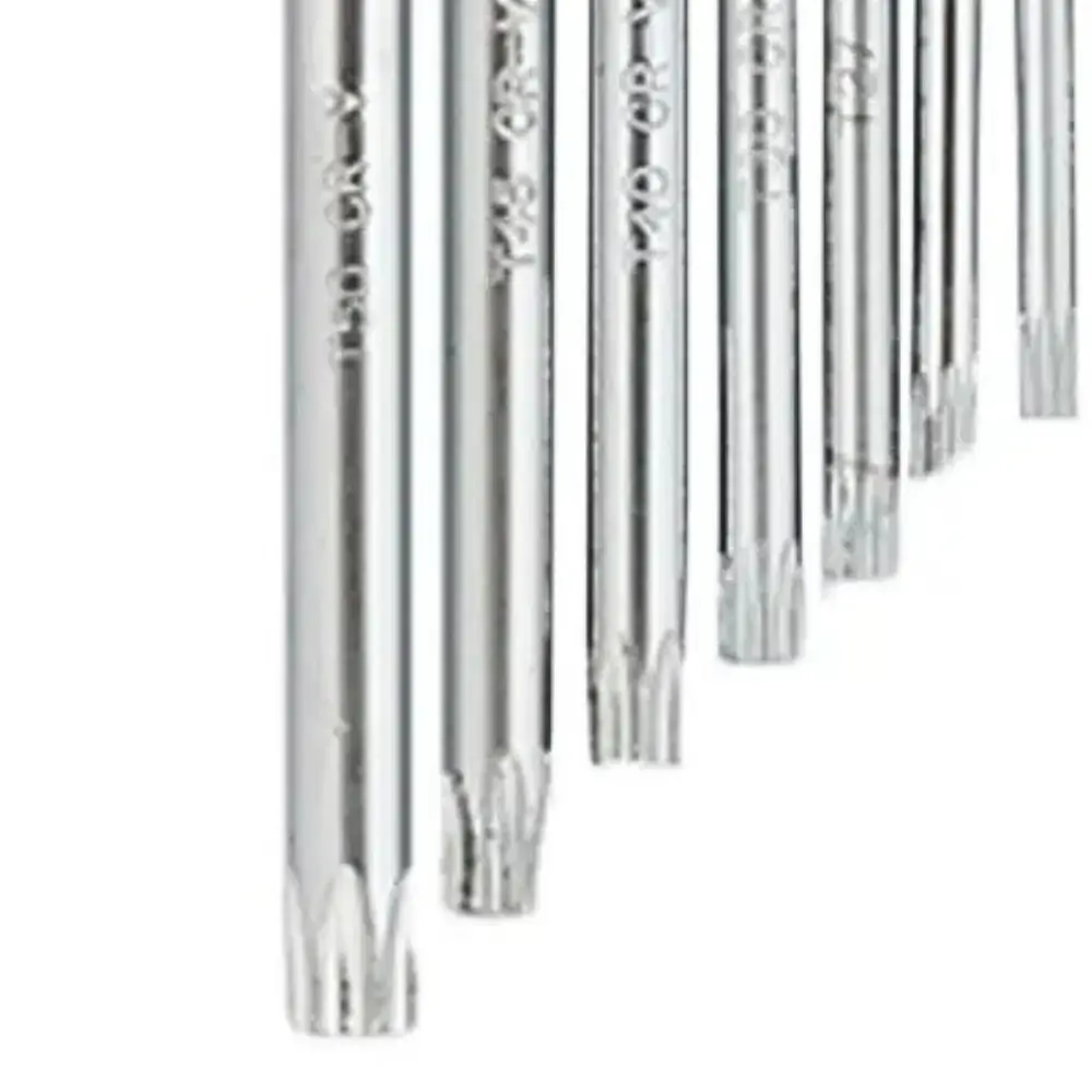 Jogo de chave torx com 9 peças T10 à T50 123069 MTX — fotografia 3