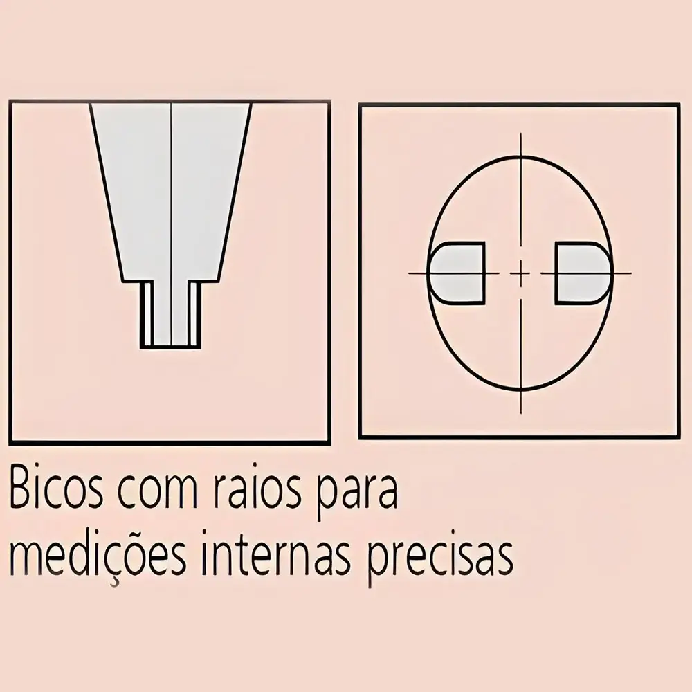 Paquímetro Digital LCD para Medição 300/12 mm MITUTOYO — fotografia 4