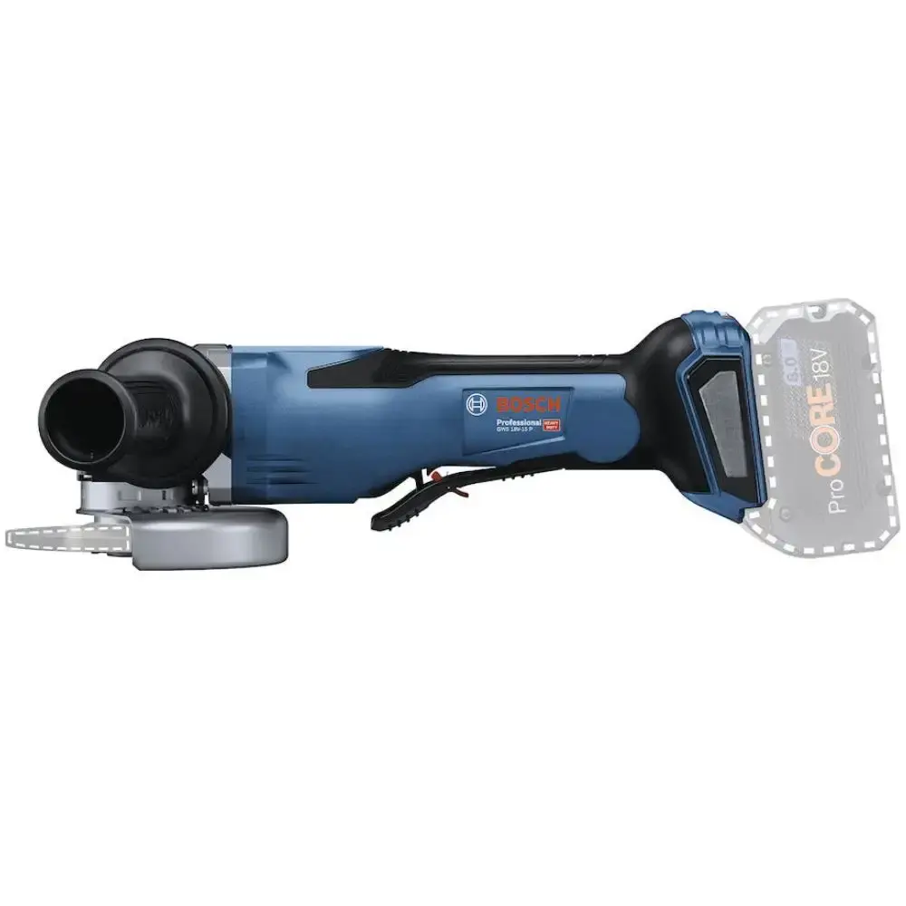 Esmerilhadeira angular 4.1/2 POL sem bateria e sem carregador GWS 18V-15C Bosch — fotografia 4