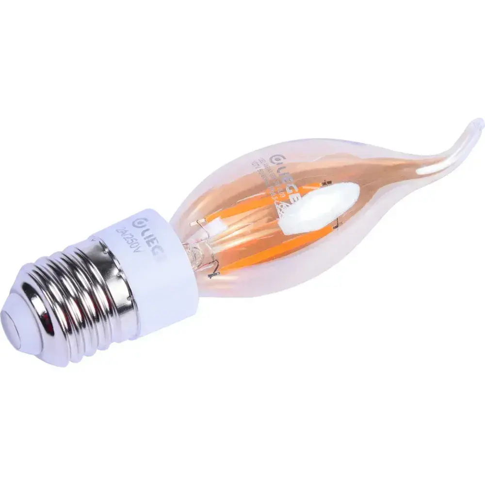 Lâmpada de led vintage torcida B35 E14 3W 220V Liege — fotografia 9