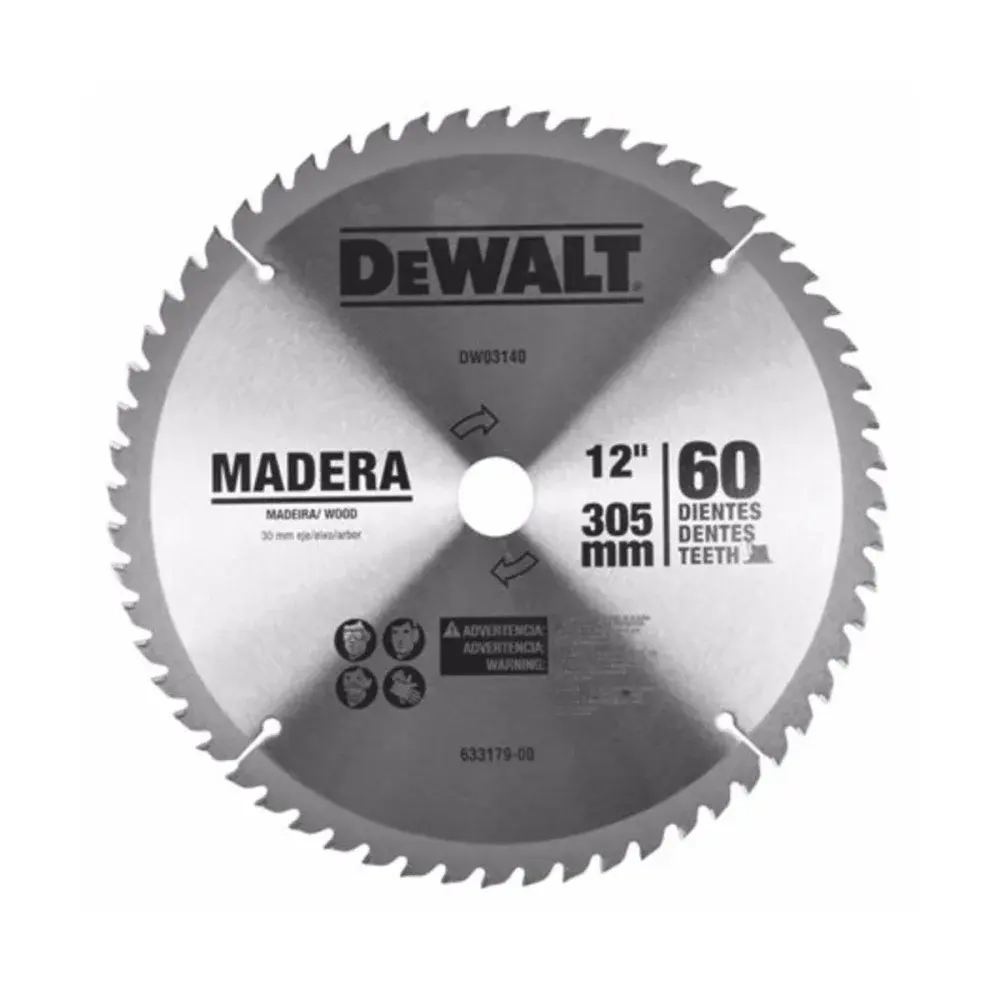 Disco para serra esquadria madeira 12 60 dentes Dewalt