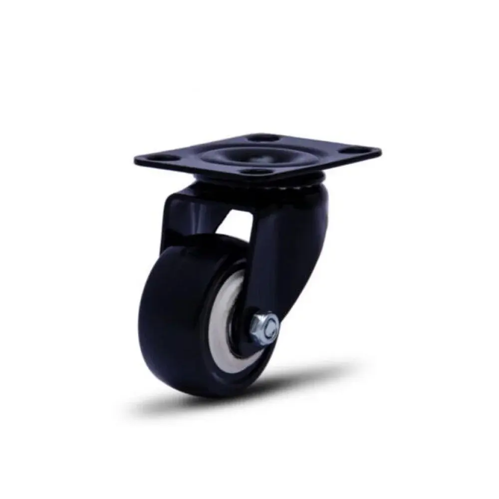 Rodízio giratório 1.5/8 black 40MM 30KG da Colson