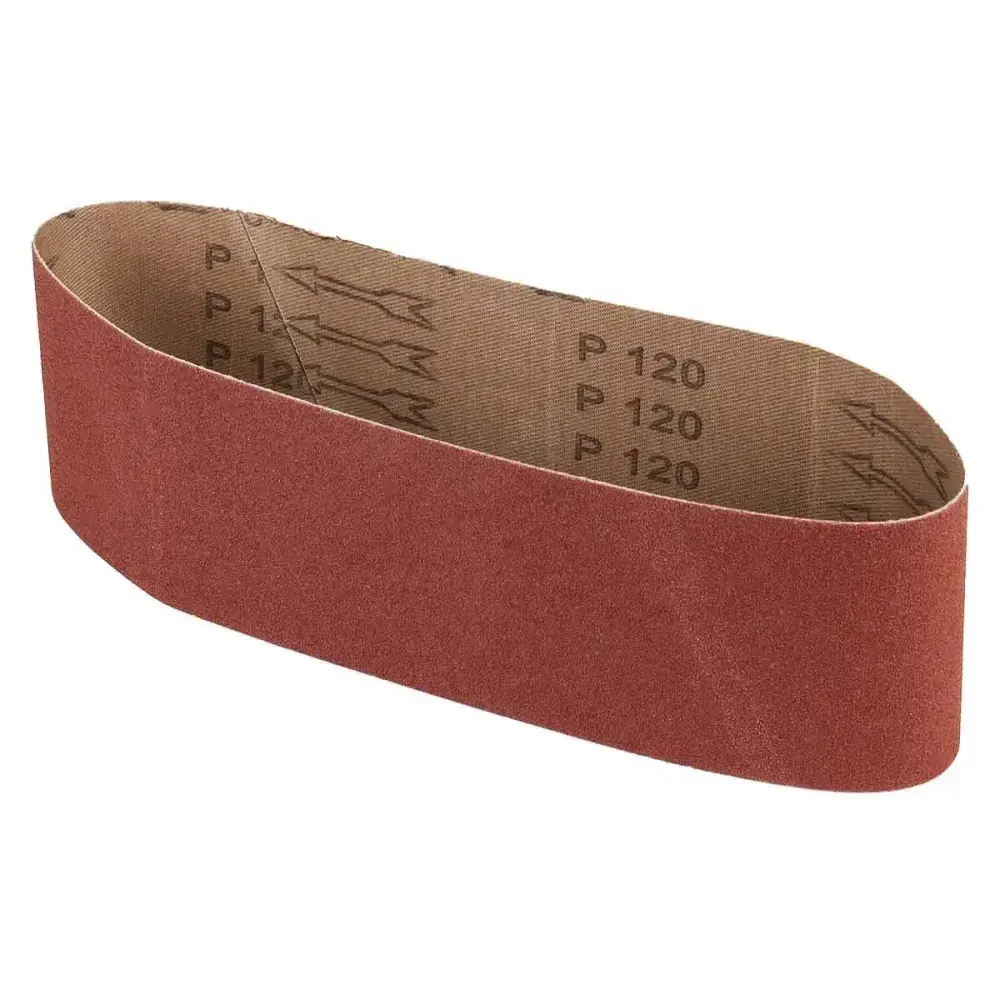 Lixa cinta 75X610MM grão 120 costado de lona 3 peç Worker — fotografia 4