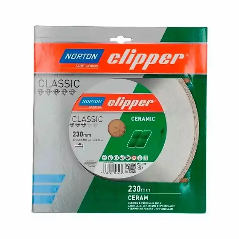 Disco Diamantado Clipper 9 Pol x 25.4MM Classic Cerâmica 70184628734 NORTON — fotografia 3