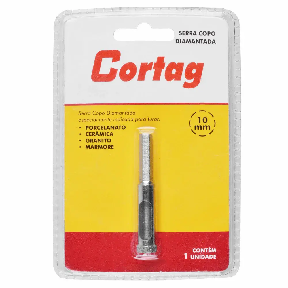 Serra copo diamantada 10MM 60886 Cortag — fotografia de referência