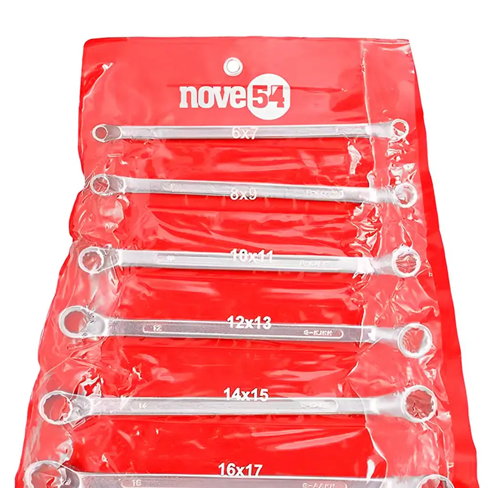 Jogo de chave estrela cromado 6 a 22 MM 8 peças Nove54 — fotografia 5