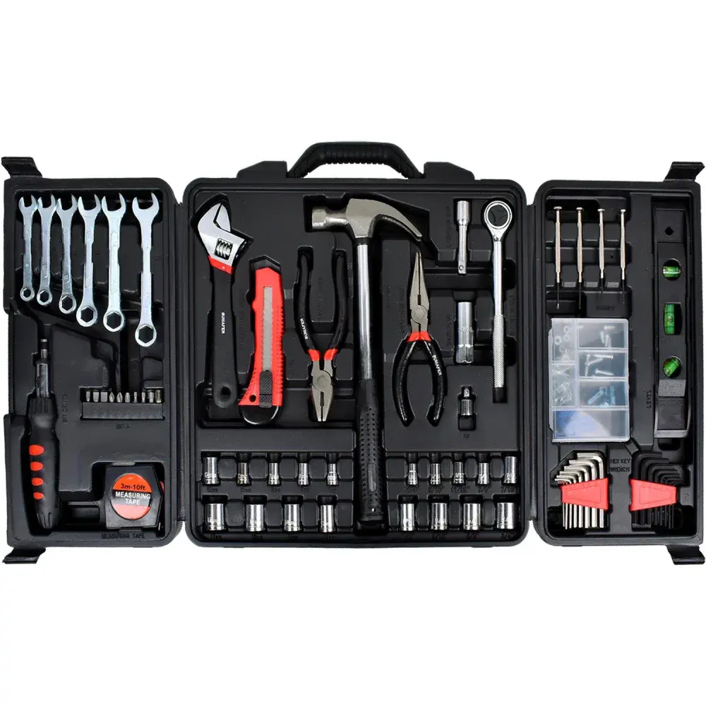 Kit de ferramentas em aço carbono com 160 peç Bumafer