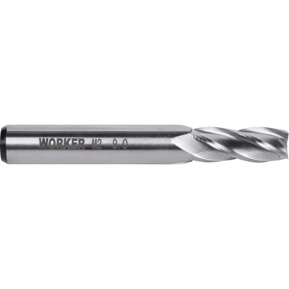 Fresa de topo reto aço rápido 9MM haste 10MM Worker — fotografia 7