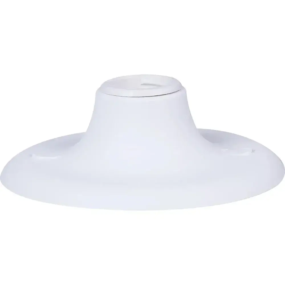 Plafonier economic nylon E27 1X60W branco Taschibra — fotografia 6
