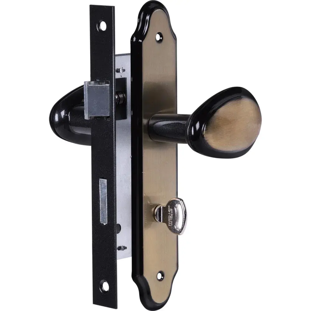 Fechadura banheiro taco de golf oxidada MOD.823/010 Stam