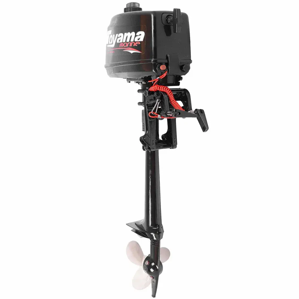 Motor de popa de barco à gasolina 2.6HP TM2.6TS Toyama — fotografia 8
