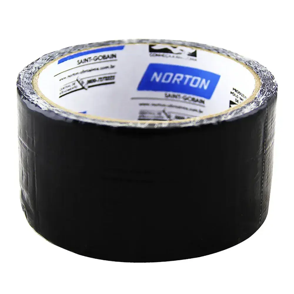 Fita silver tape para reparos em gerais preto 48MMX10M Norton — fotografia 4