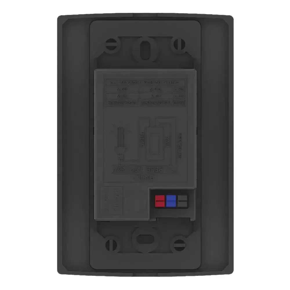 Sensor de presença multifuncional preto de embutir Qualitronix — fotografia 5