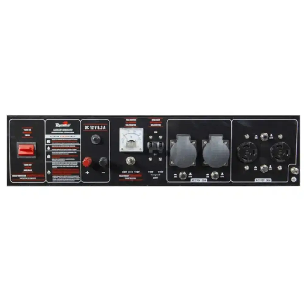 Gerador de energia a gasolina 6 KVA com AVR bivolt TG6500CXR Toyama — fotografia 5