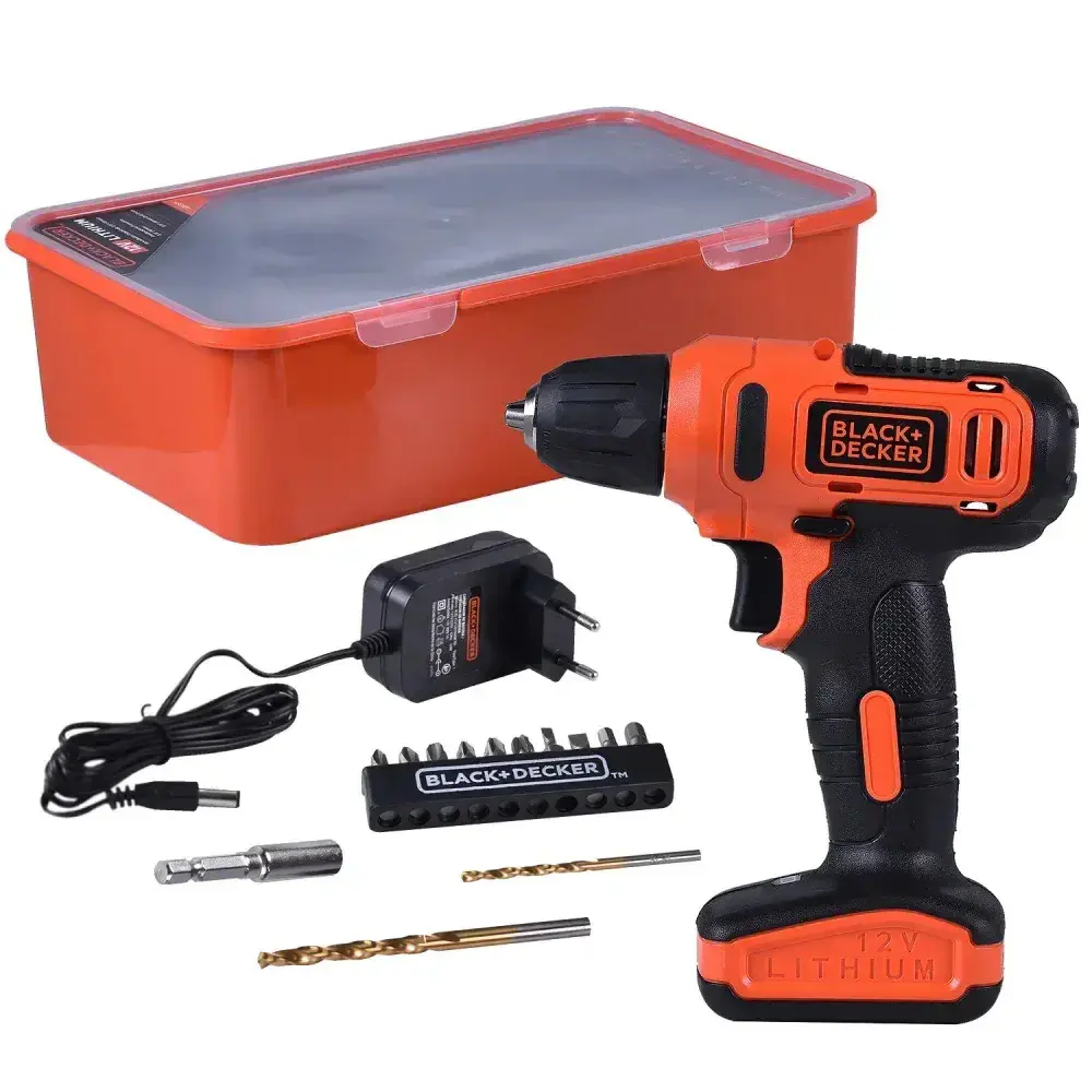 Parafusadeira furadeira à bateria 3/8 12V biv blackdecker Black & Decker — fotografia 6