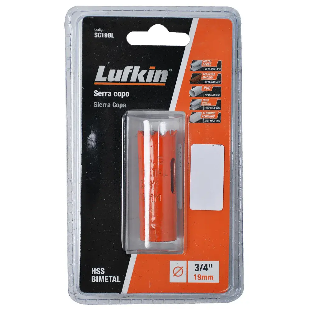 Serra copo 19MM 3/4 Lufkin