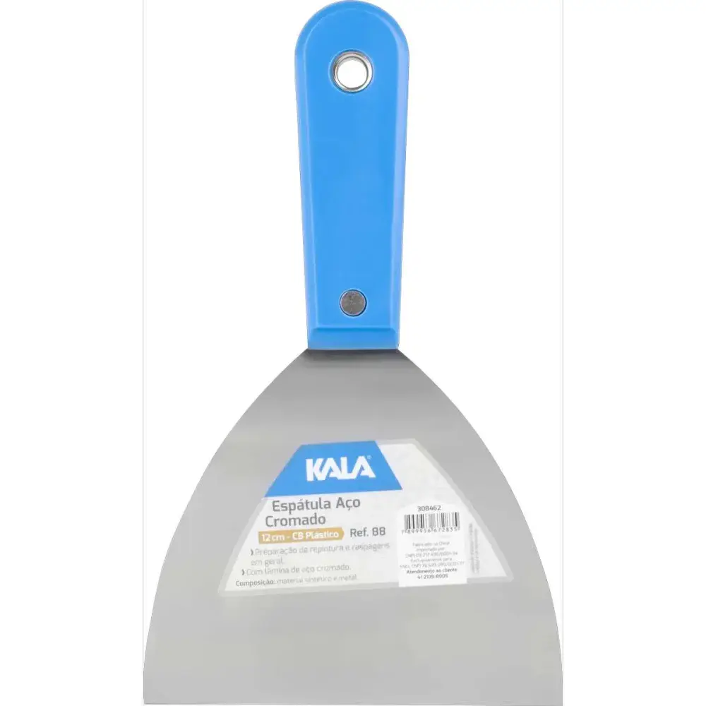 Espatula aco cromado 12 cb plastico 88 Kala — fotografia de referência