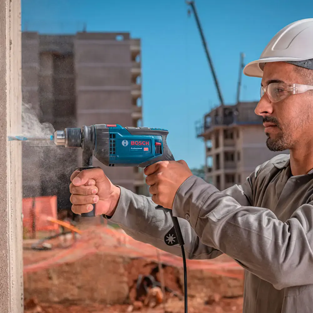 Furadeira de impacto 1/2 pol 850W variável e reversível com maleta GSB16RE Bosch 110 V — fotografia 6