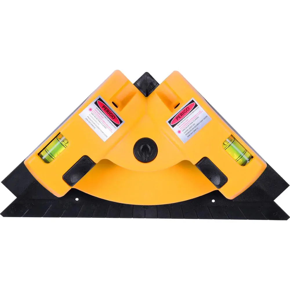 Nível laser com prumo e esquadro 2 bolhas 10M Bumafer