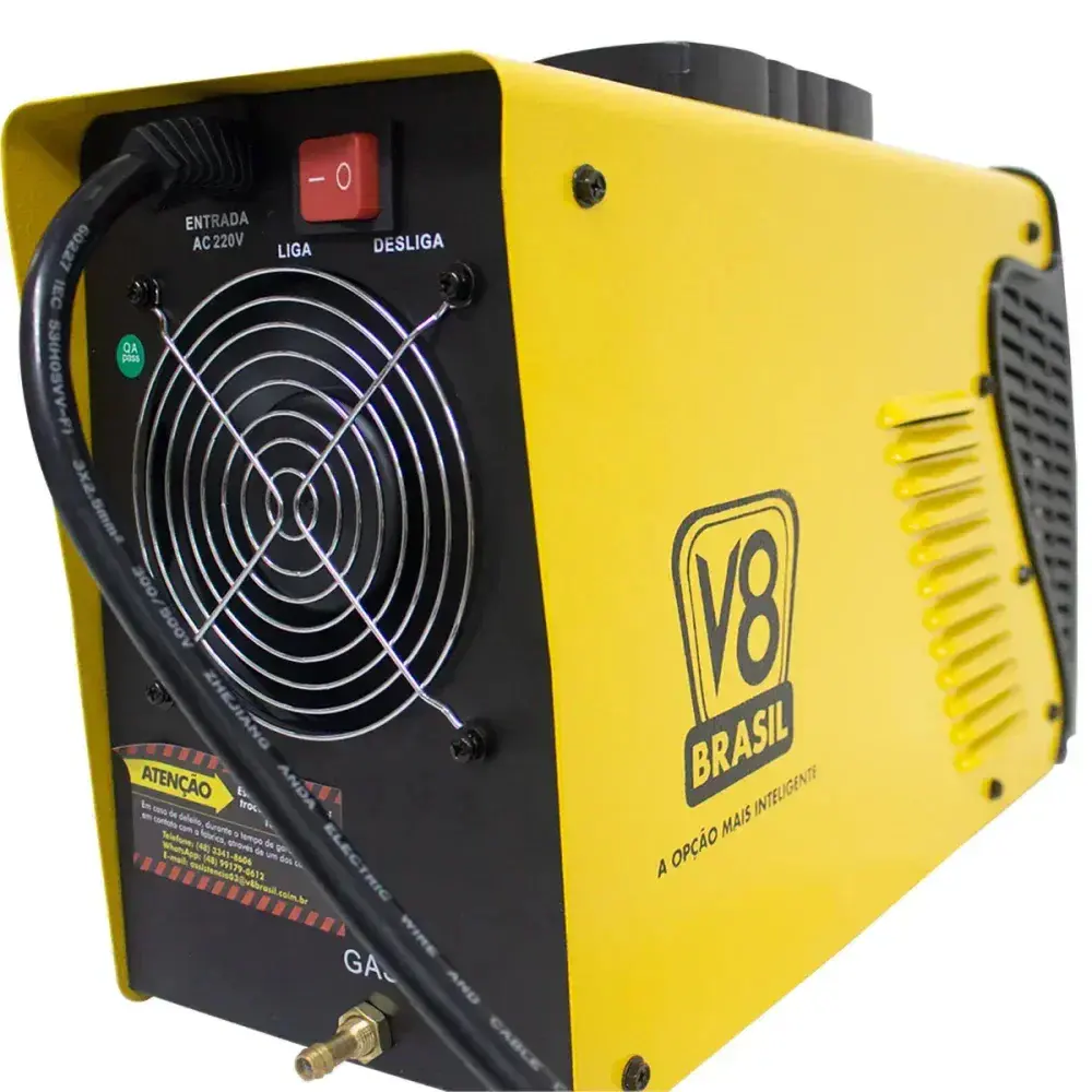 Máquina de solda inversora 200A tig mma 200S 220V V8 brasil — fotografia 10