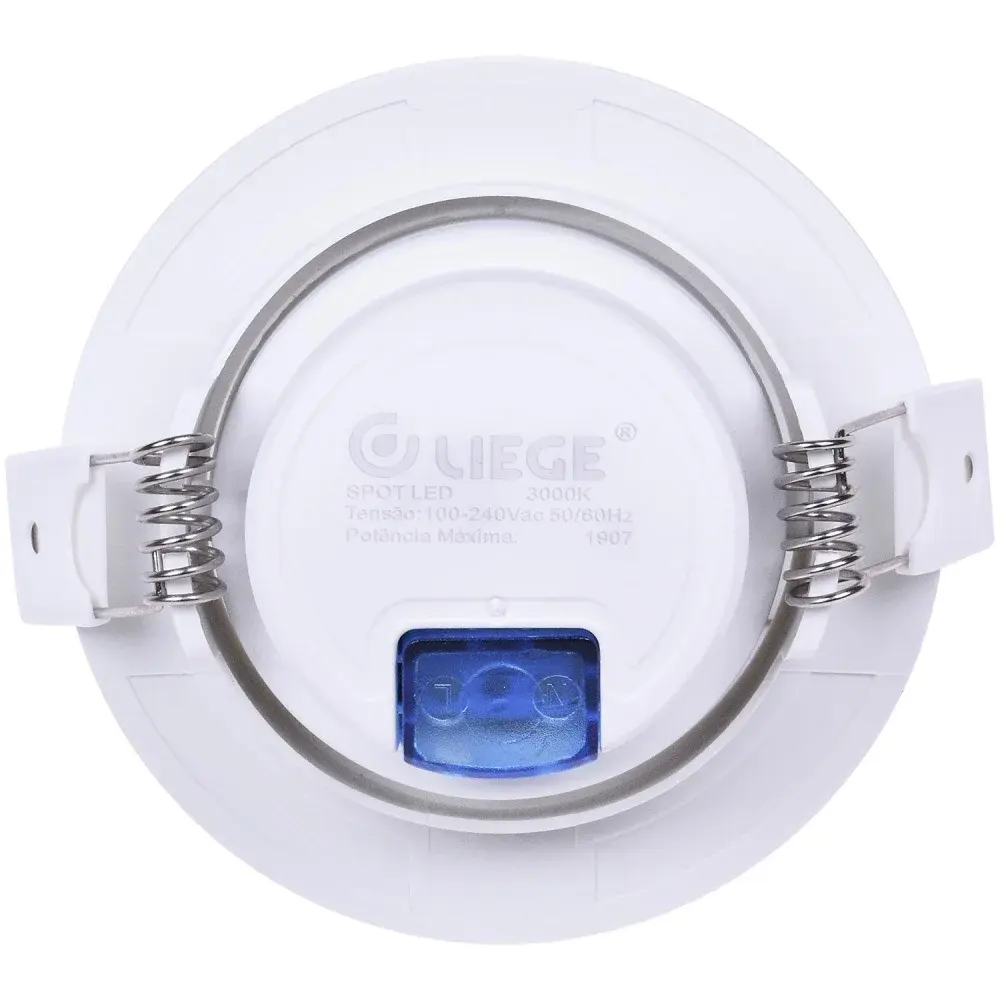 Spot led PAR30 embutir redonda 10W amarela Liege — fotografia 4