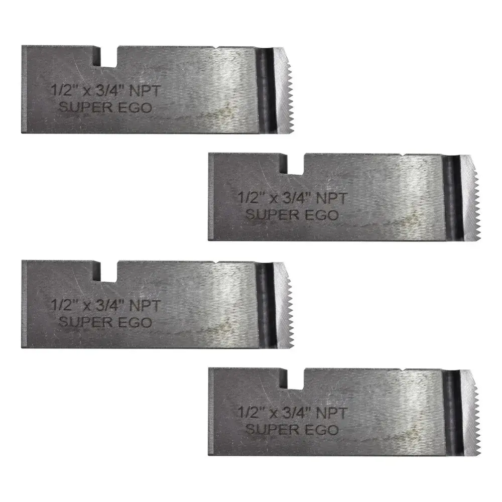 Kit cossinetes para rosqueadeira 1/2"-3/4" npt aço carbono linha super ego rothenberger — fotografia 6