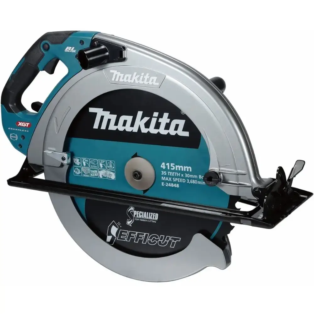 Serra circular 415MM a bateria 40V XGT HS013GZ sem bateria e carregador Makita — fotografia de referência