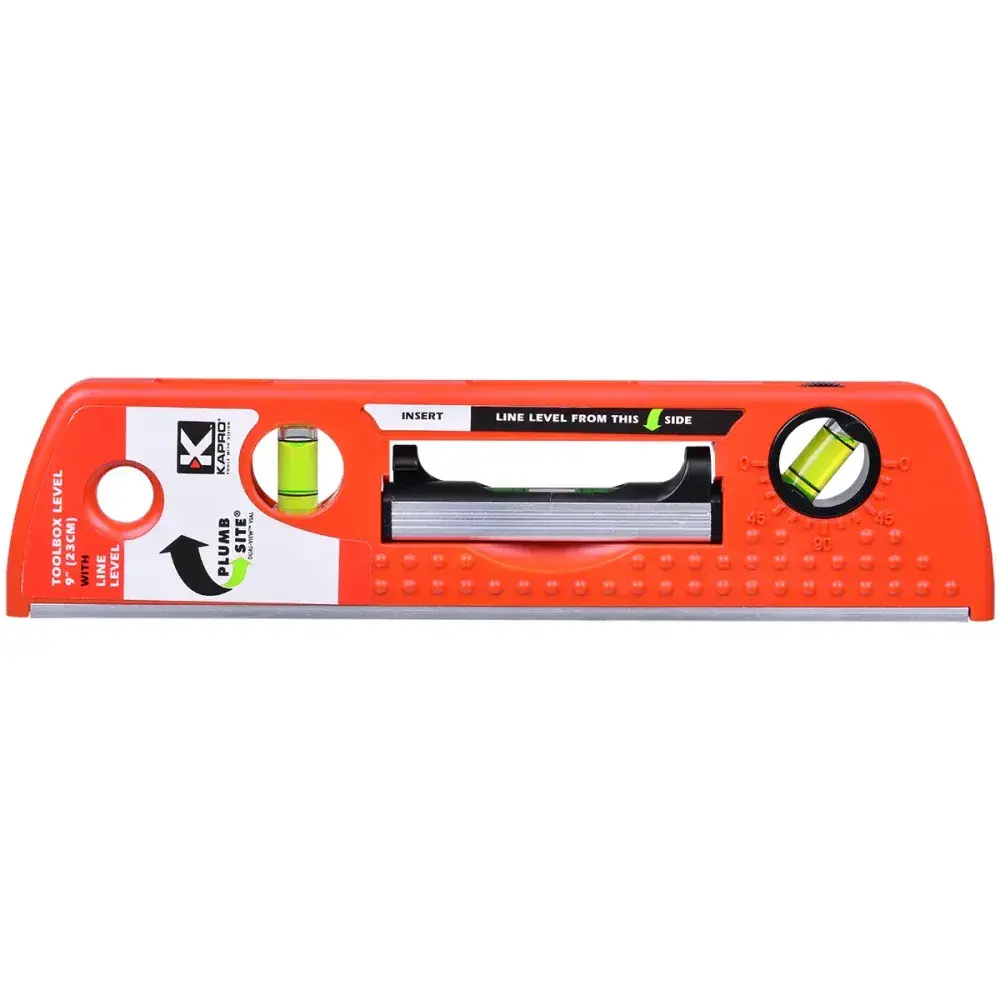Nível torpedo plástico 9" magnético Kapro