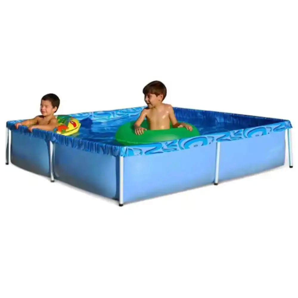 Piscina com Armação 1.500 Litros 189 x 189 x 42 CM MOR — fotografia 5