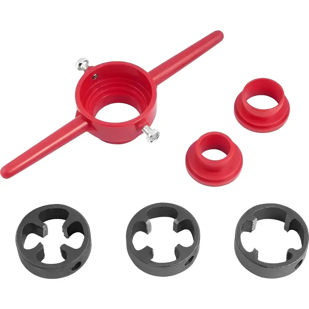 Jogo kit tarraxa para canos PVC 1/2 pol a 1 pol com 6 peças 3559001120 Nove54 — fotografia de referência