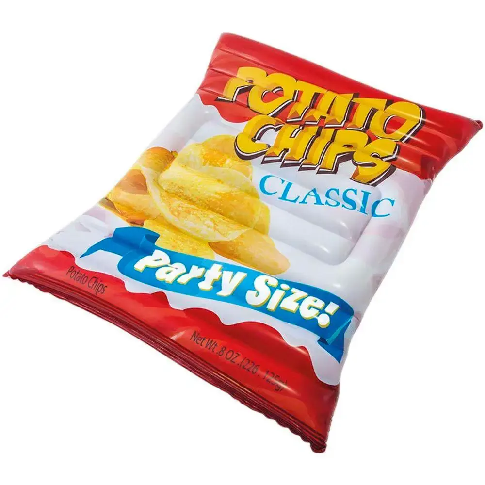 Boia colchão inflável para piscina batata chips 58776 Intex — fotografia 3