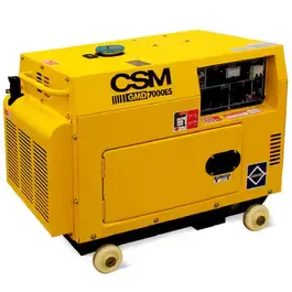 Gerador de energia diesel 6,25 KVA silencioso 60DB GMD7000ES bivolt CSM — fotografia 2