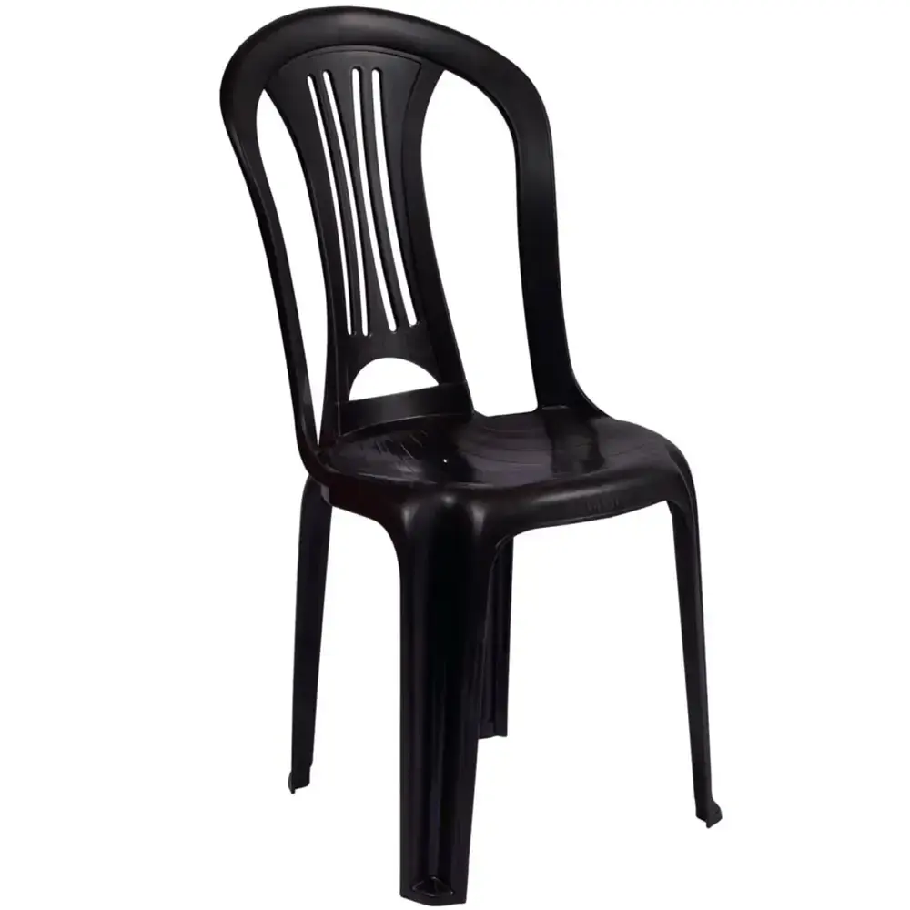 Cadeira bistrô em plástico preto 15151140 Mor — fotografia de referência