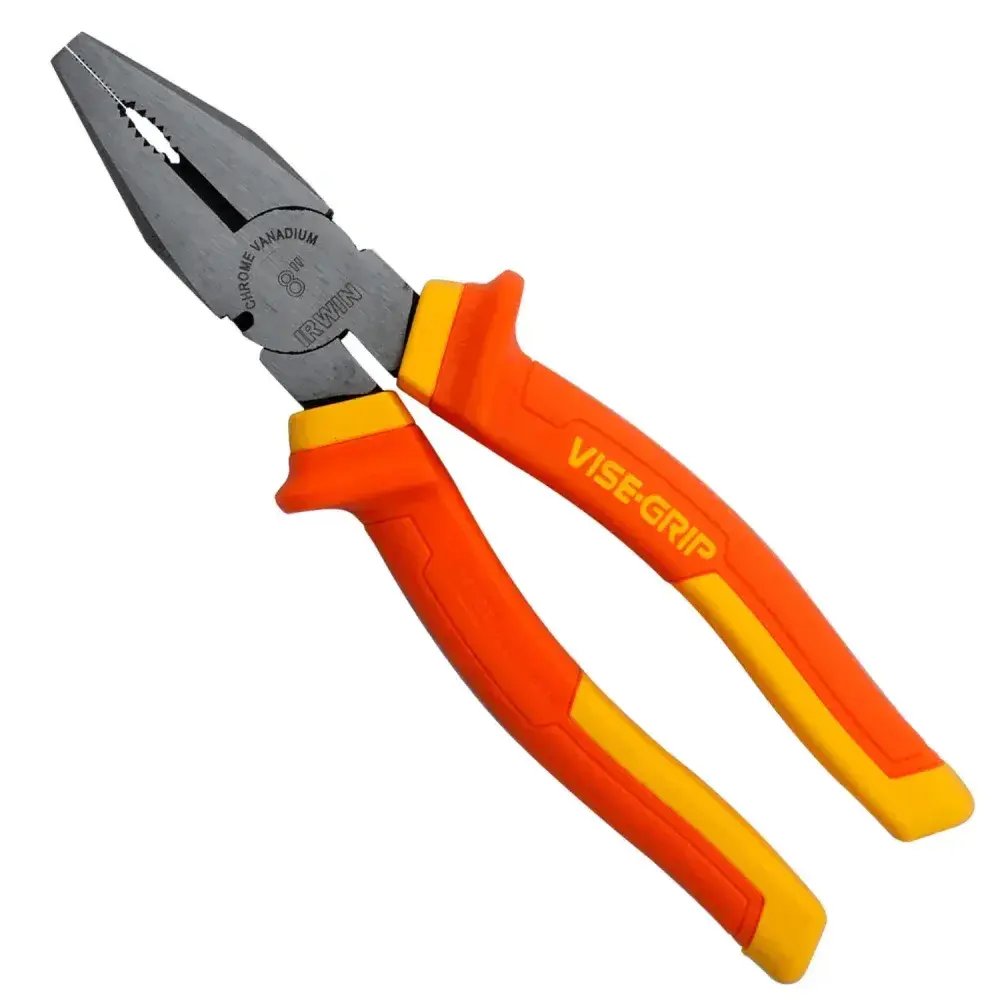 Alicate universal 8 com cabo emborrachado 13981 Irwin vise-gripe — fotografia 6