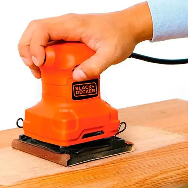 Lixadeira orbital 200W 14000 OPM BS200-BR black & decker 220 V — fotografia 3