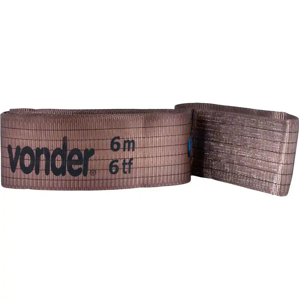 Cinta plana tipo anel para elevação de cargas 6M 6T Vonder — fotografia de referência