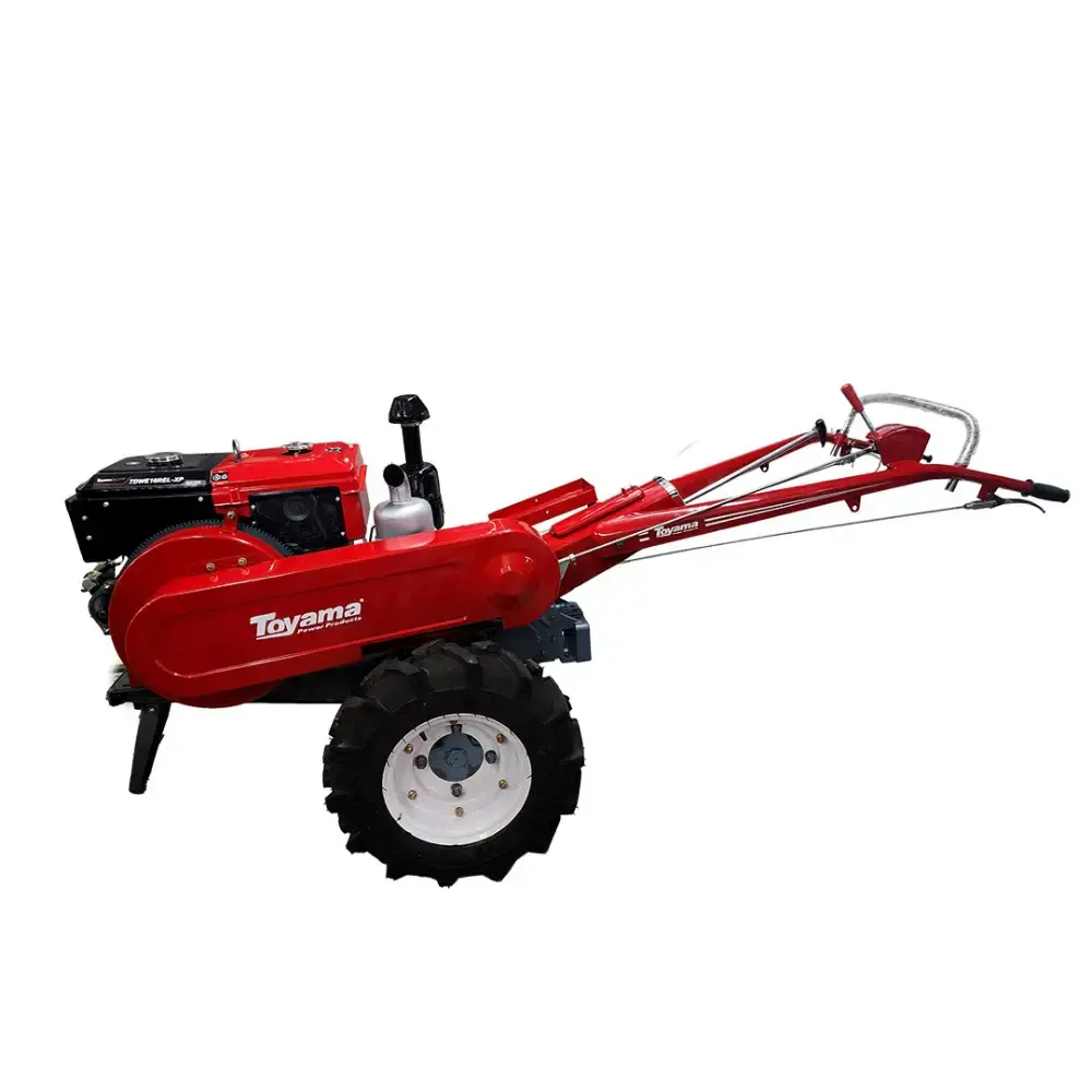 Motocultivador diesel 16,5 HP 4T 942 CC microtrator TDWT80TE 707-006 Toyama — fotografia 7