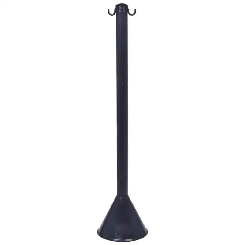 Pedestal plástico para corrente 90 CM preto kit 4 unidades Plastcor — fotografia 2