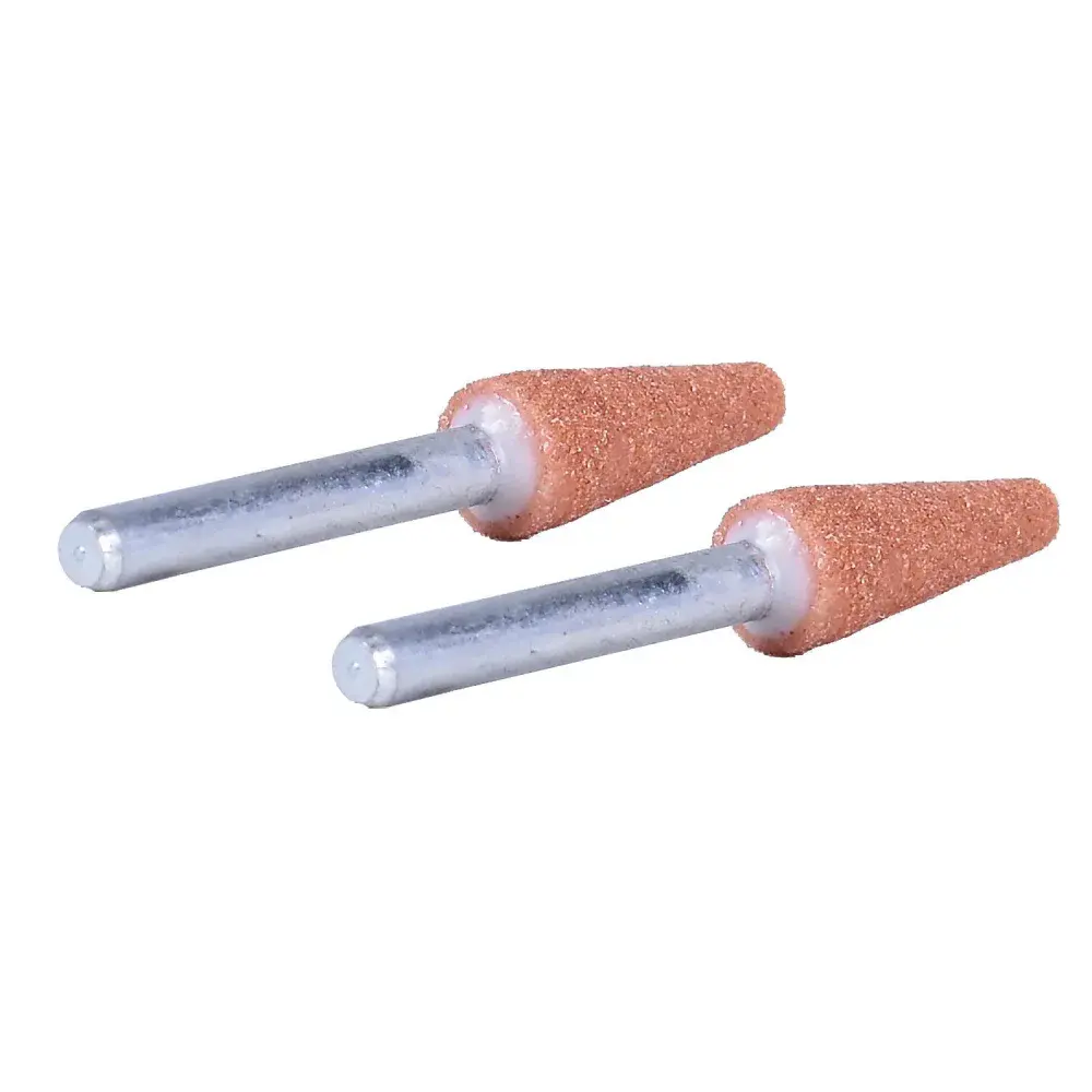 Ponta cônica de óxido de alumínio 1/4 953 Dremel - 2 peç — fotografia 3