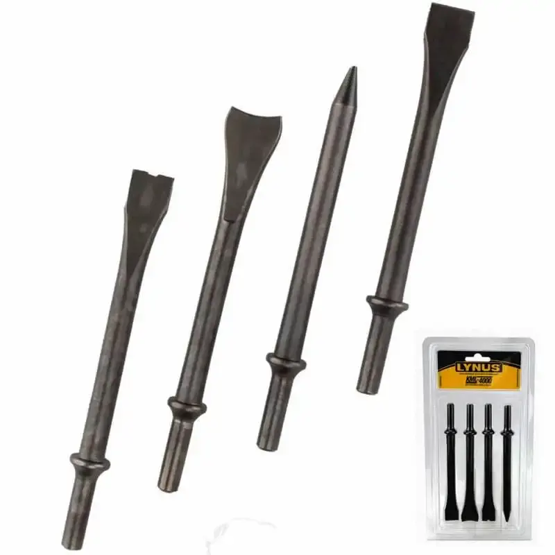 Ponteiras pneumáticas kit com 4 peças KML-4000 14413.3 Lynus — fotografia de referência
