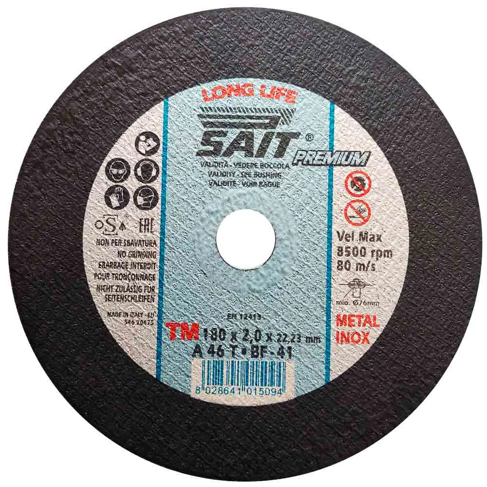 Disco de Corte Inox 7 POL x 2,0 MM A46T SAIT