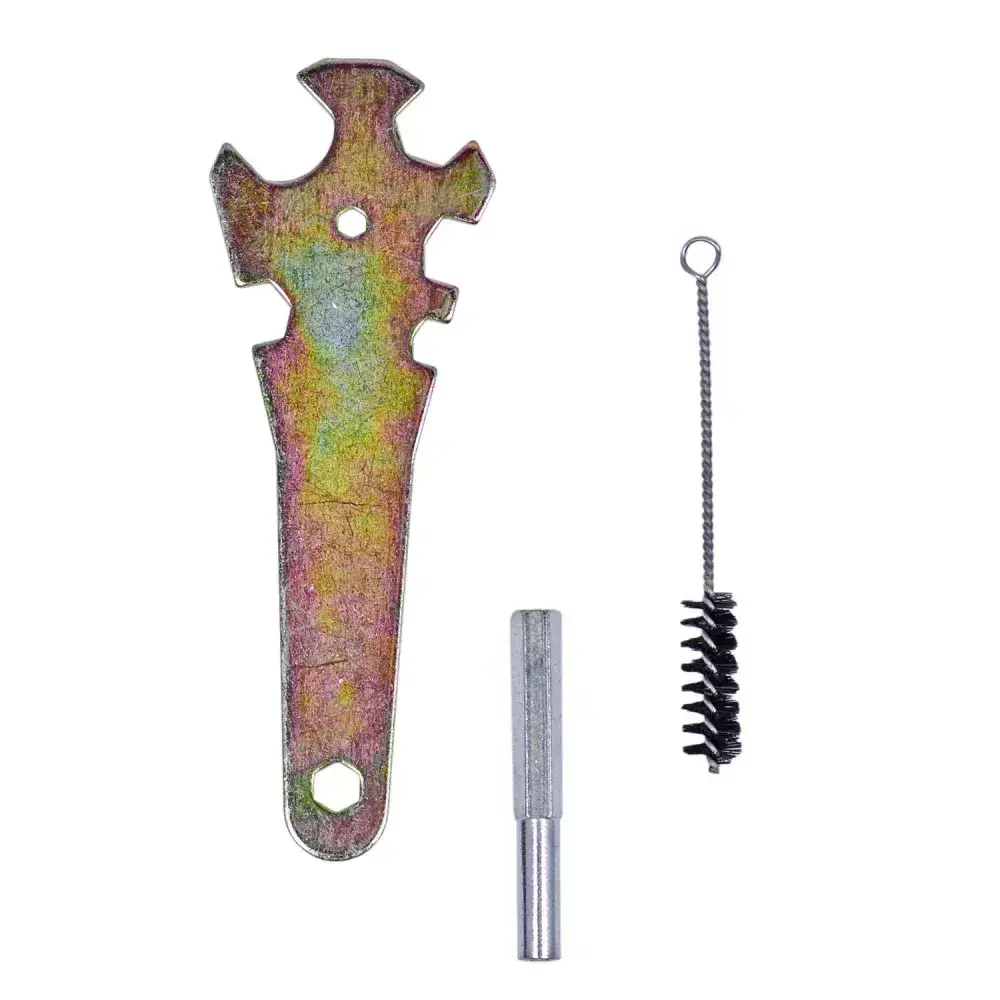 Pistola de pintura gravidade hvlp 1/4 npt 500ML Worker — fotografia 11