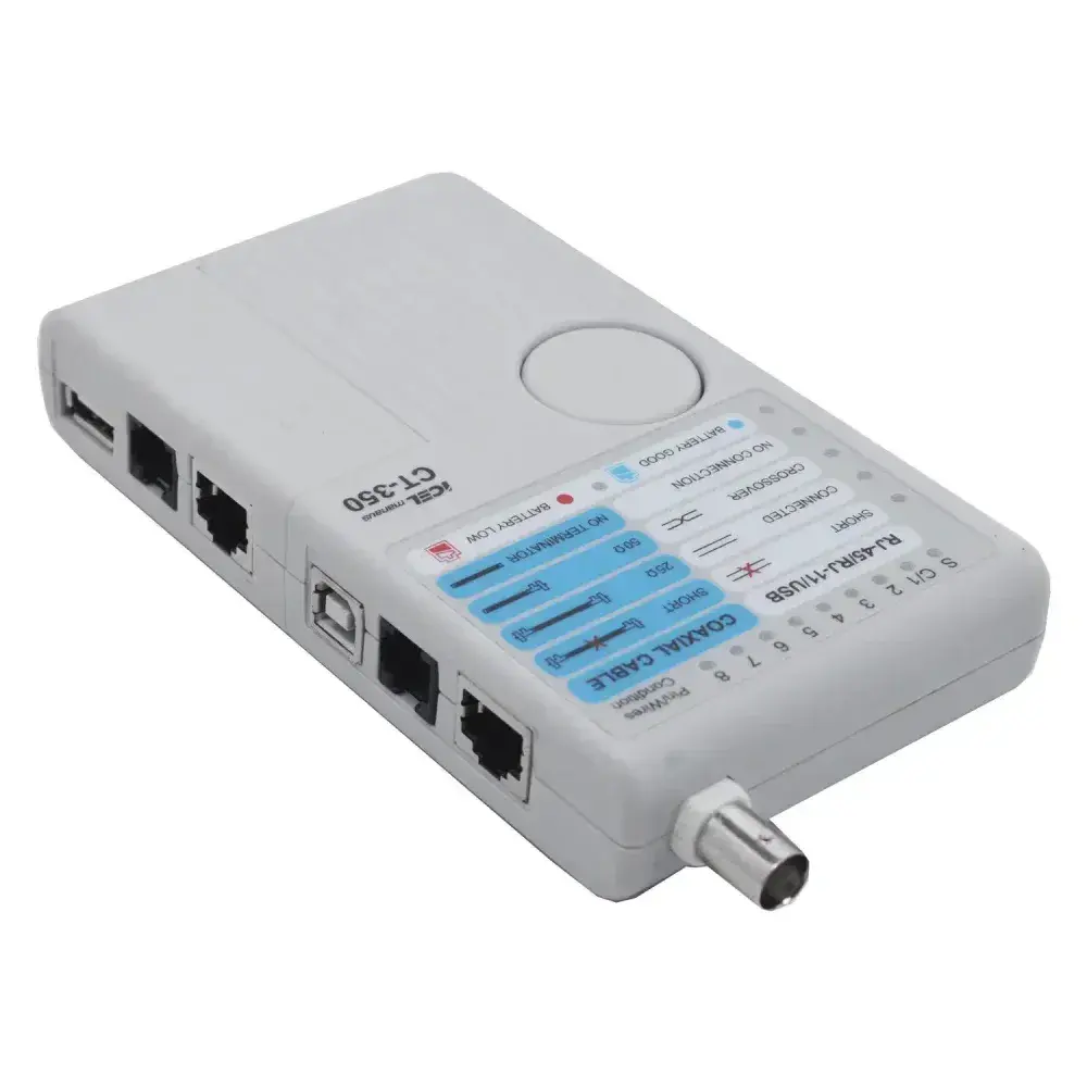 Testador de cabos elétricos CT-350 rede e coaxial Icel — fotografia 10