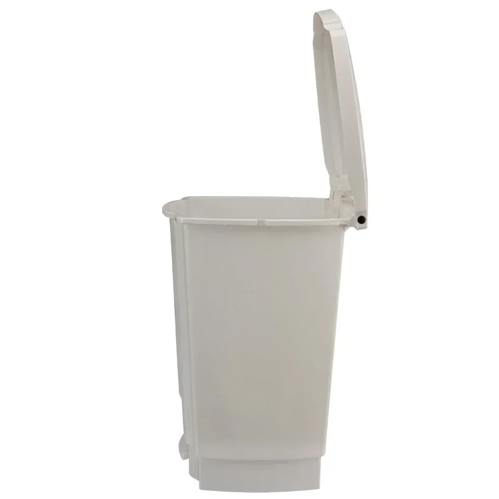 Lixeira resistente e balanceada branca 35L Perfect — fotografia 6