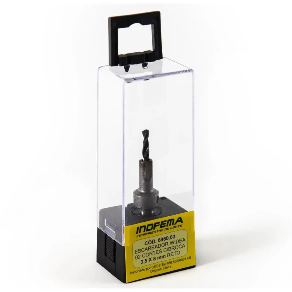 Escareador hw reto 2 cortes 3,5 x 08MM Indfema 6960.03 — fotografia 4